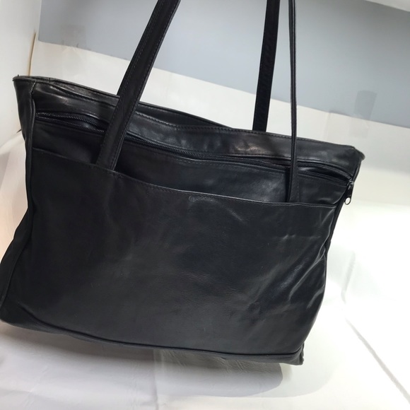 DELANE Vancouver Luxury leather 7 Compartments Executive Bag - Picture 6 of 16